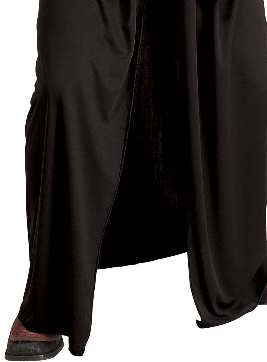 Image of Classic Mens Black Sith Star Wars Costume Robe - Close Image 2