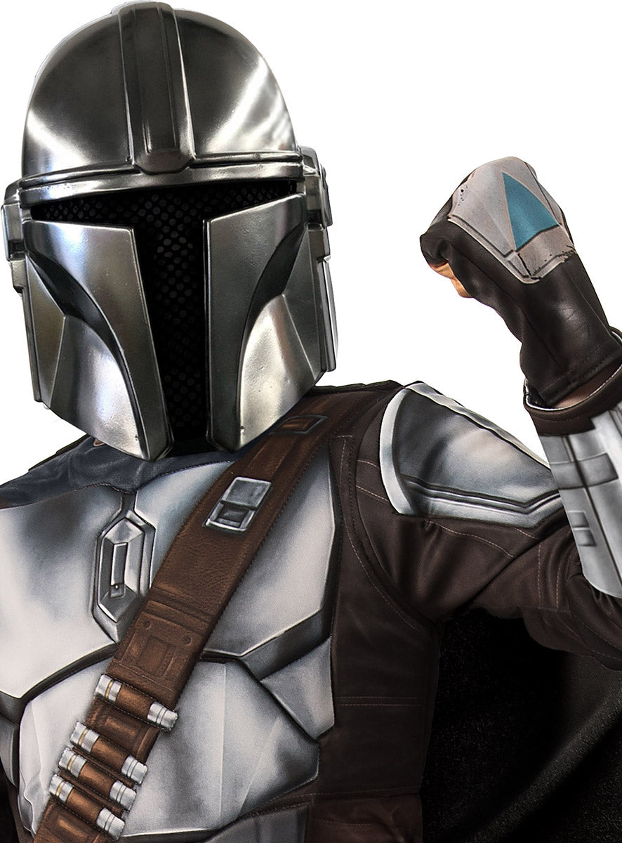 Image of Star Wars The Mandalorian Premium Boys Costume - Close Image 2