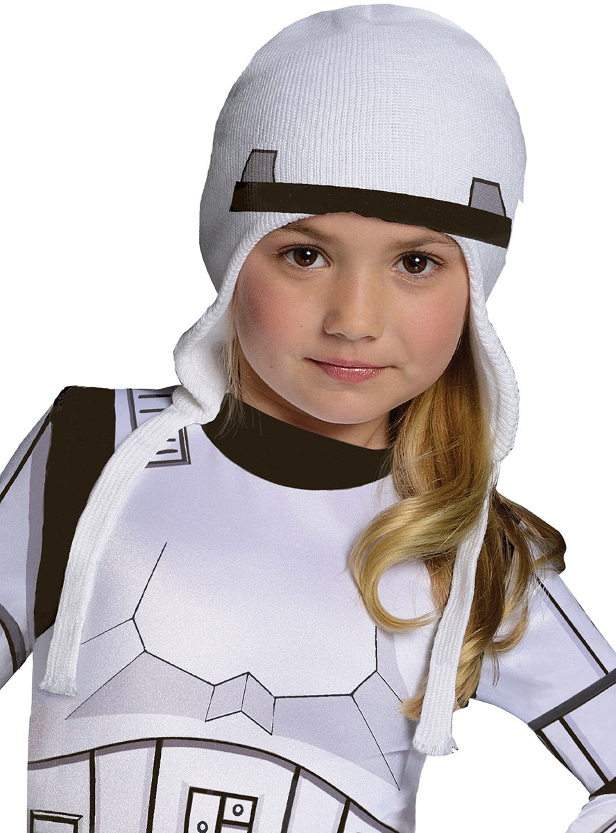 Image of Sassy Stormtrooper Girls Star Wars Costume - Close Image 1