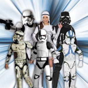 Image of people in Stormtrooper costumes