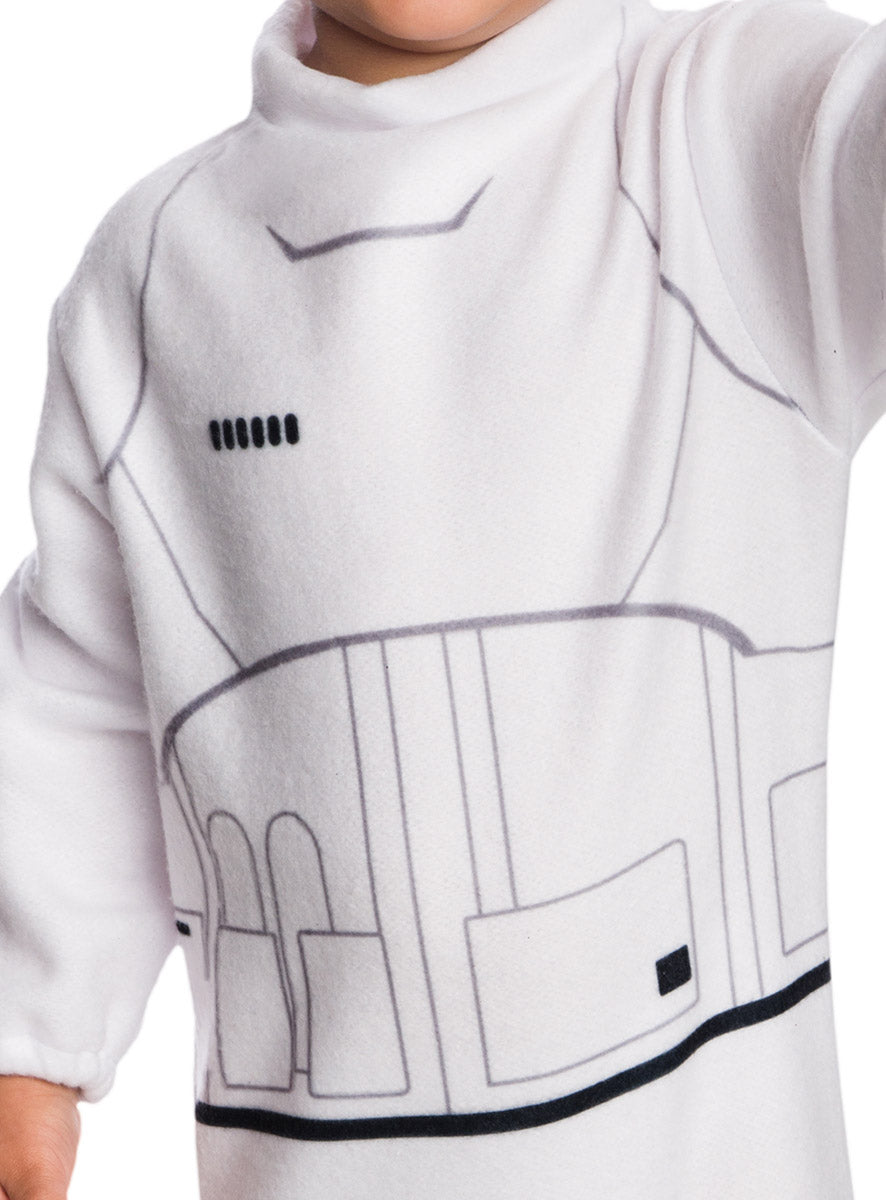 Image of Cute Stormtrooper Toddler Boys Costume - Close Image 2