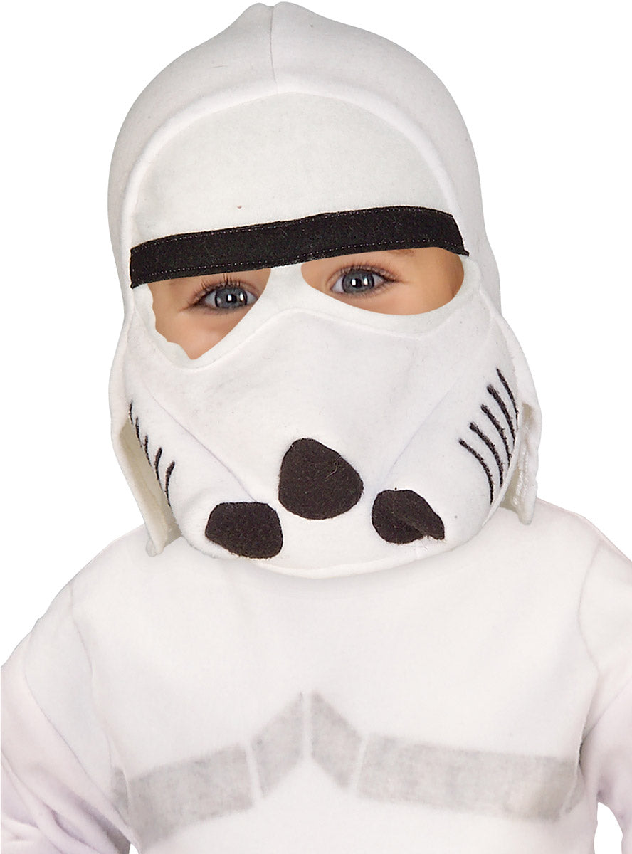 Image of Cute Stormtrooper Toddler Boys Costume - Close Image