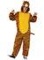 Mens Fury Striped Tiger Animal Onesie Costume - Main Image