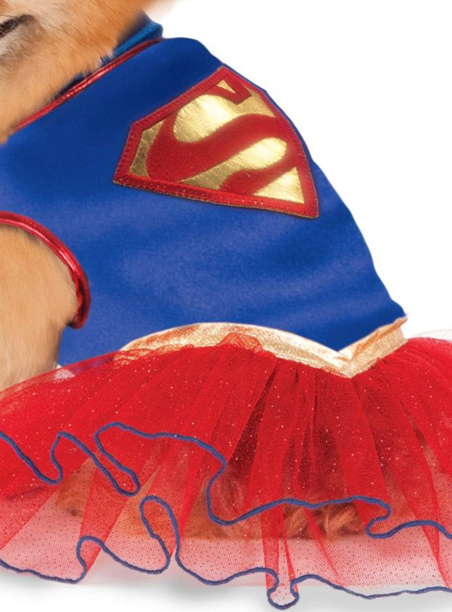 Supergirl Pet Dog DC Superhero Costume - Close Image