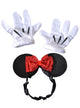 Main image of Miss Mouse Ears Headband with Bow and Gloves Accessory Set