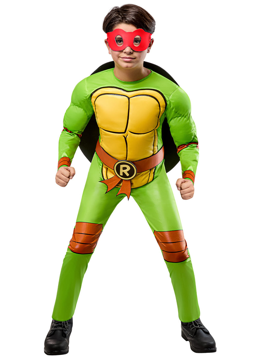 Boys Convertible TMNT Deluxe Muscle Chest Costume - Alternative Image 2