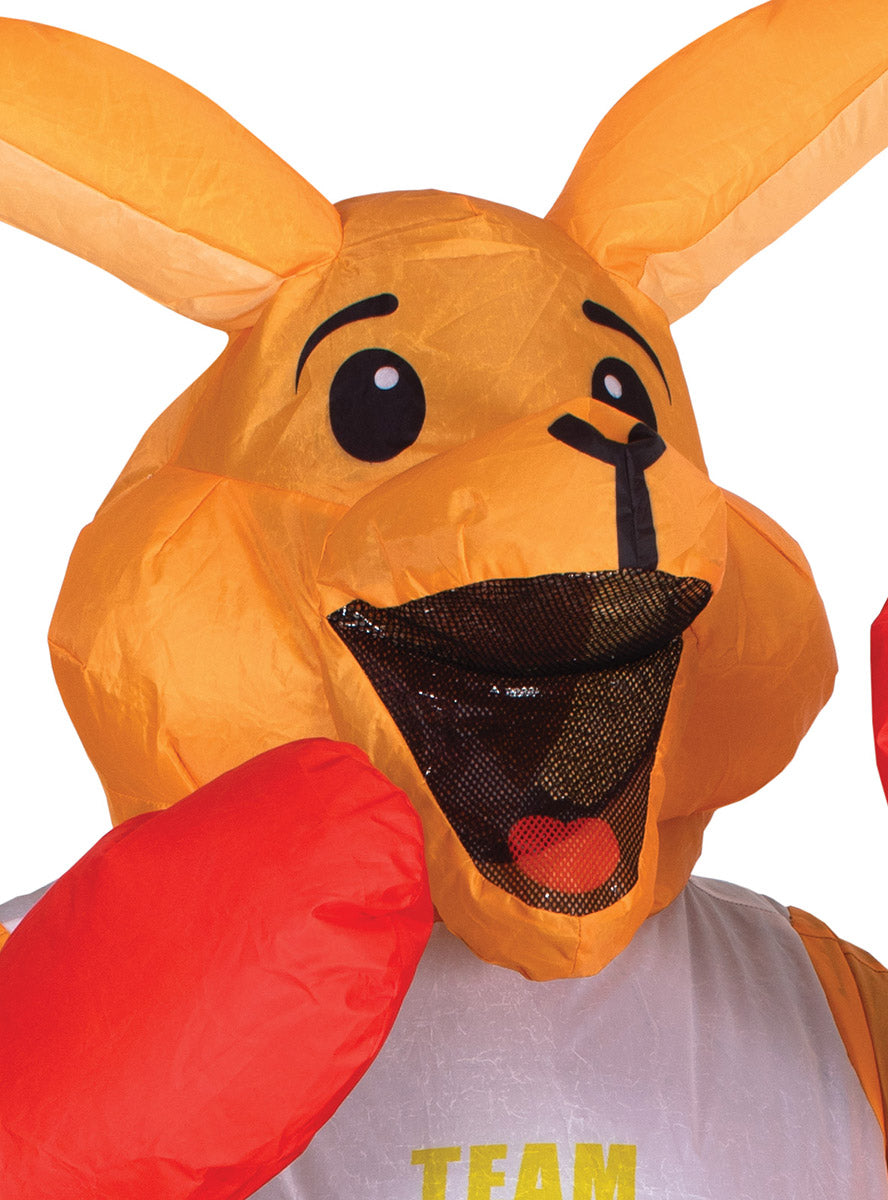 Team Australia Adults Inflatable Boxing Kangaroo Costume Close image 1