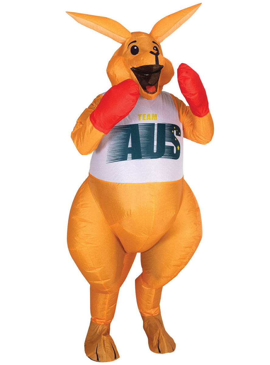 Main image of Team Australia Adults Inflatable Boxing Kangaroo Costume