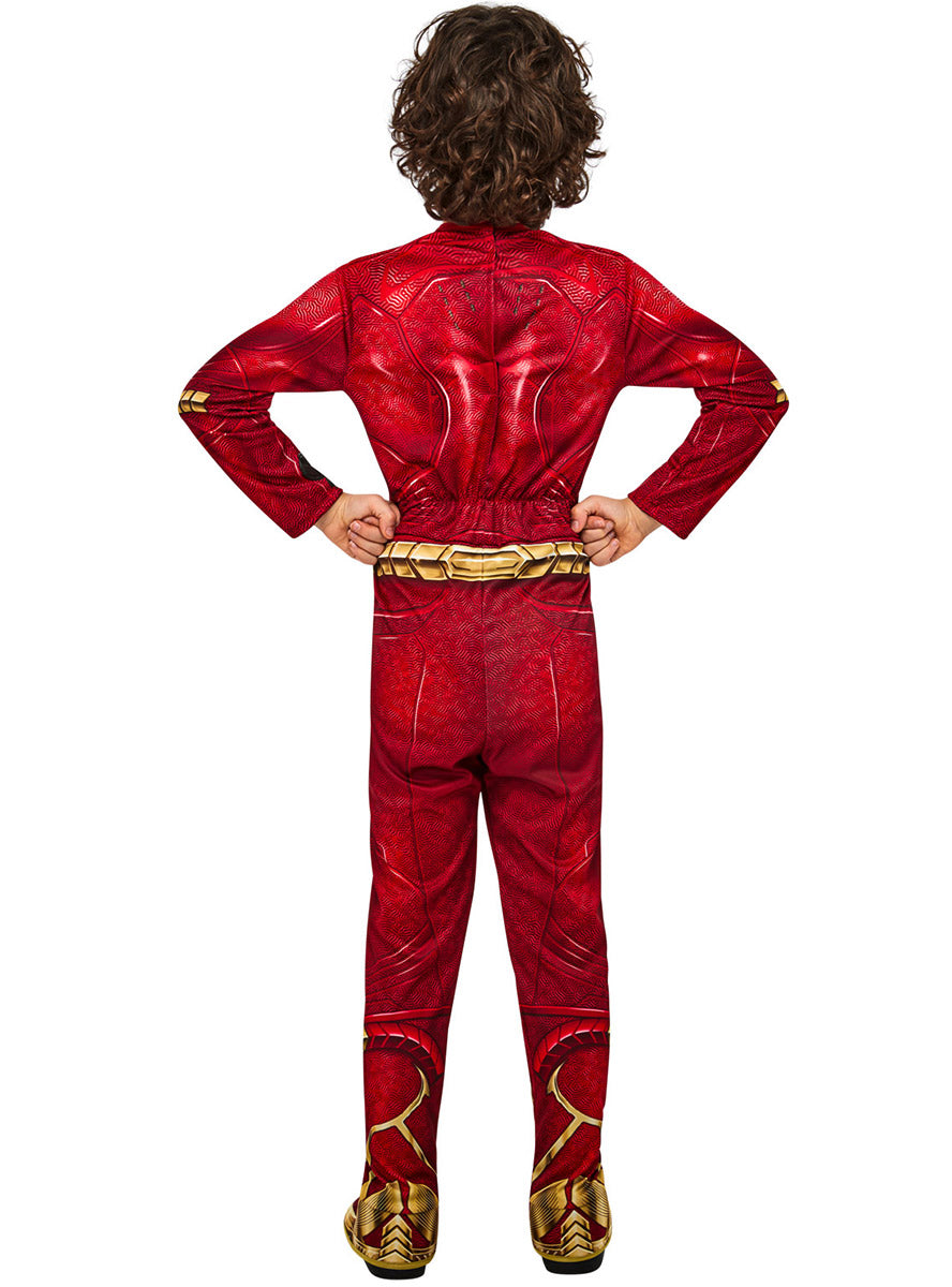 Back Image if The Flash Movie Boys DC Comics Superhero Costume