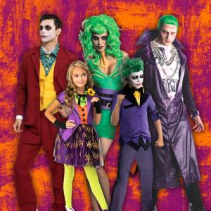 Image of people in The Joker costumes