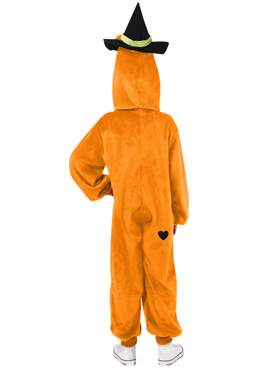 Back Image of Care Bears Orange Trick or Sweet Bear Halloween Costume