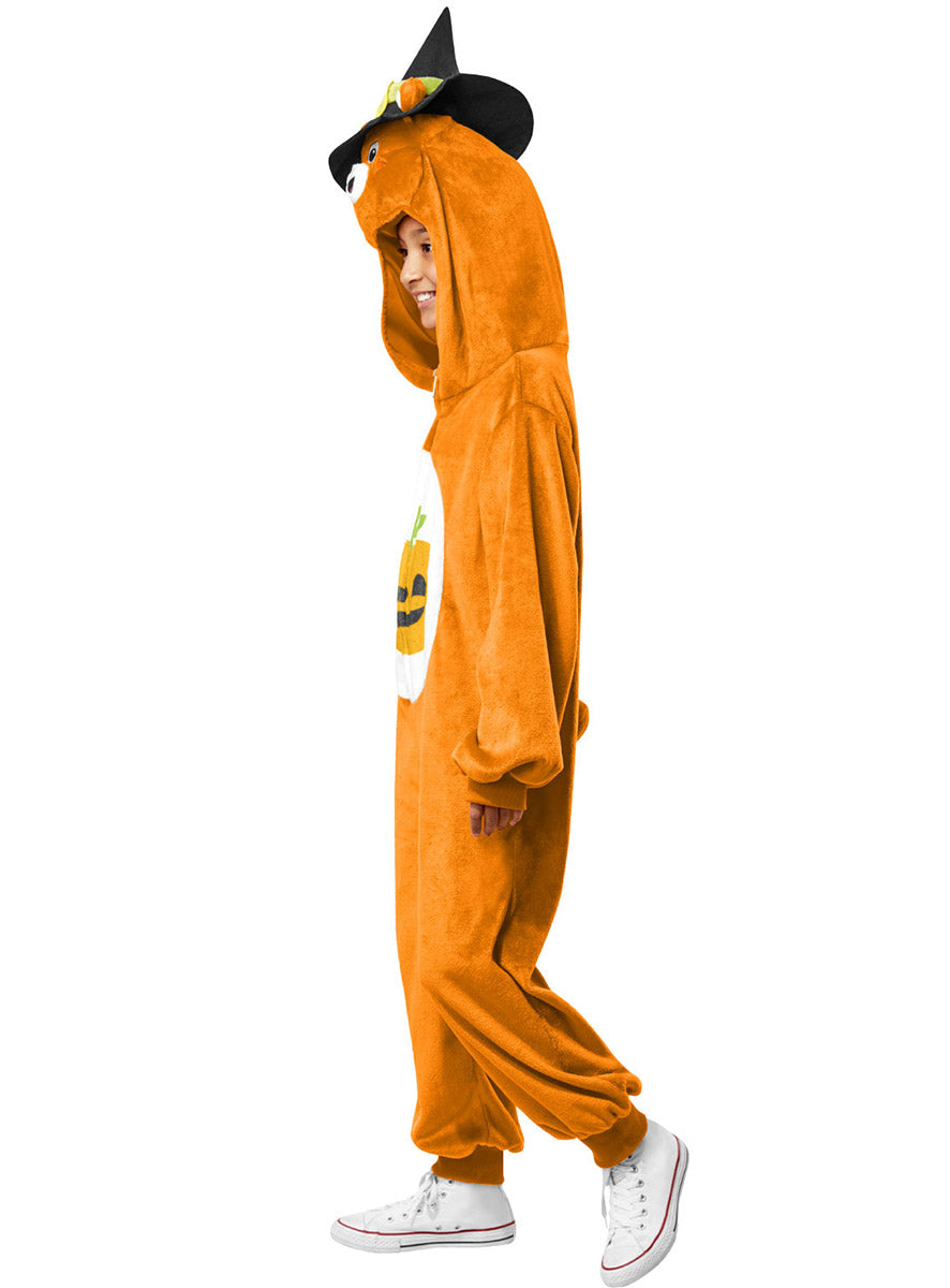 Side Image of Care Bears Orange Trick or Sweet Bear Halloween Costume