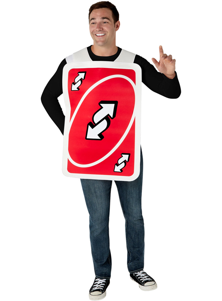 Main Image of Uno Mens Red Reverse Card Tabard Costume