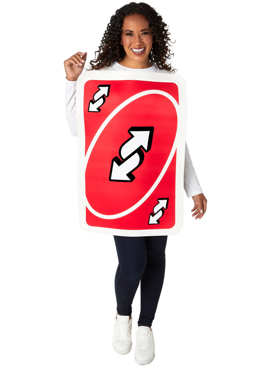 Main Image of Uno Womens Red Reverse Card Tabard Costume