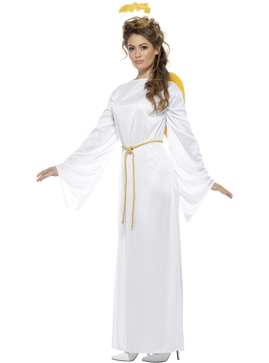 Womens white angel outfit - side image