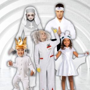 Image of people in white costumes