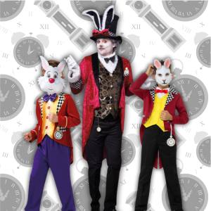 Image of people in White Rabbit costumes