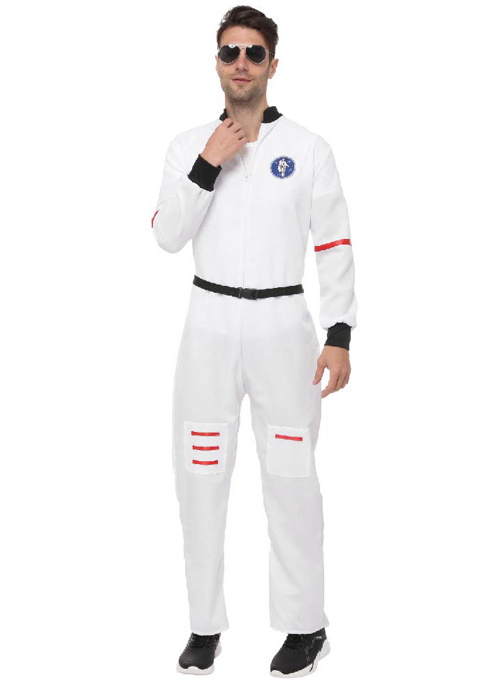 Alternative image of Astronaut Mens White Space Suit Costume