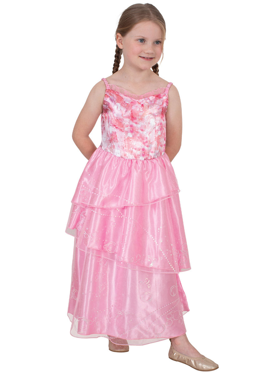 Good Witch Glinda Deluxe Girls Wicked Costume - Alternative Image 2