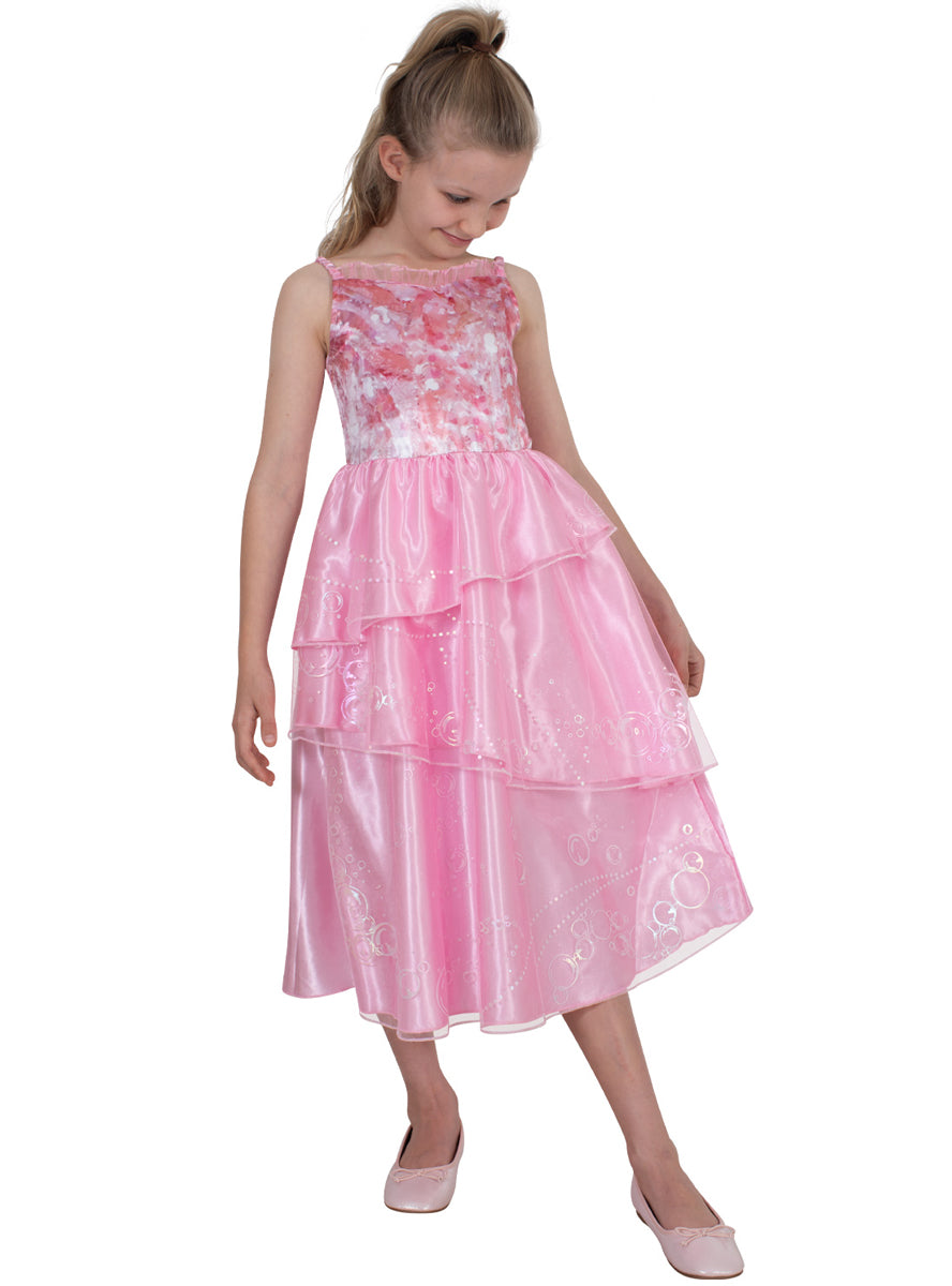 Good Witch Glinda Deluxe Girls Wicked Costume - Alternative image