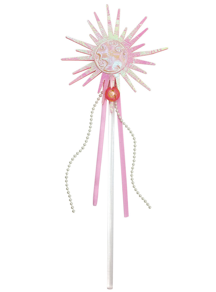 Girls Pink Glinda the Good Witch Wicked Costume Wand - Main Image