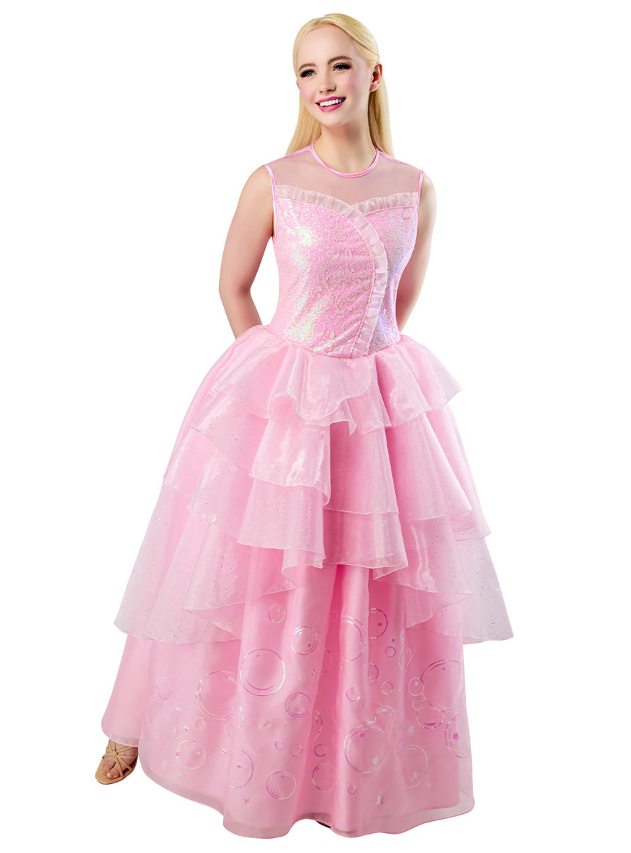 Pink Glinda The Good Witch Premium Womens Wicked Costume - Alternative Image