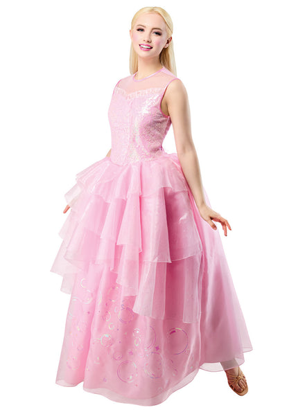 Pink Glinda The Good Witch Premium Womens Wicked Costume - Main Image