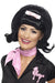 Women's 1950's Flicked Beehive Black Bob 50s Dress Up Costume Wig - Main Image