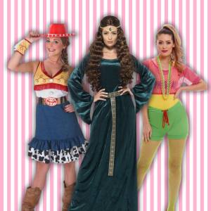 Image of women in costumes