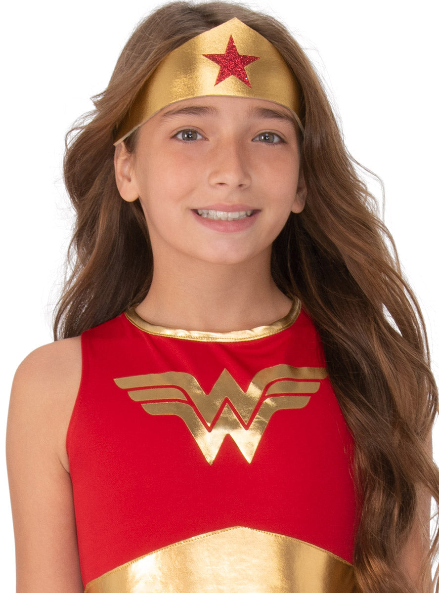 Classic Girls Wonder Woman Costume | Superhero Costume For Girls