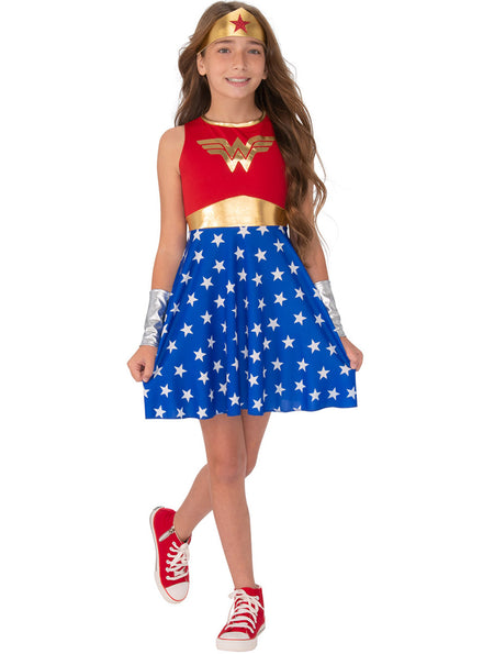 Main image of Wonder Woman Classic Girls Superhero Costume