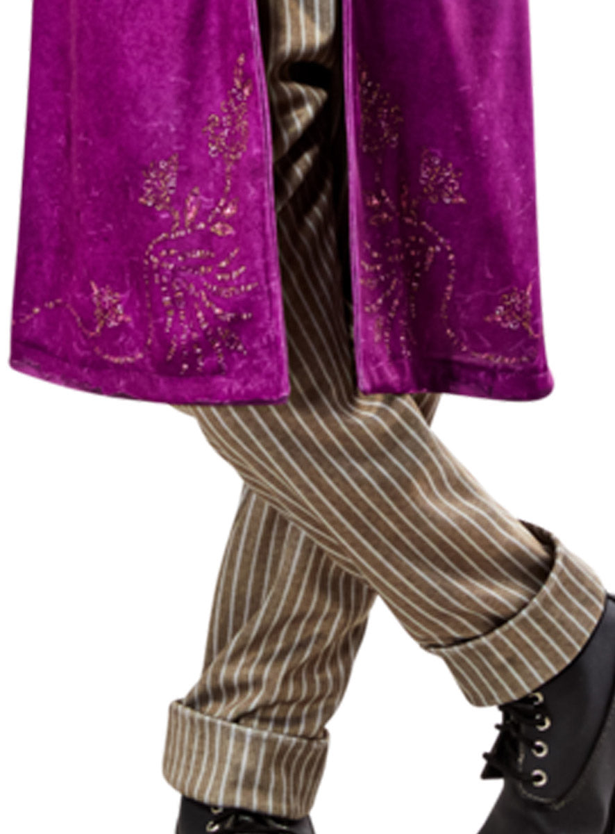 Close Image of Wonka Movie Premium Boys Willy Wonka Costume