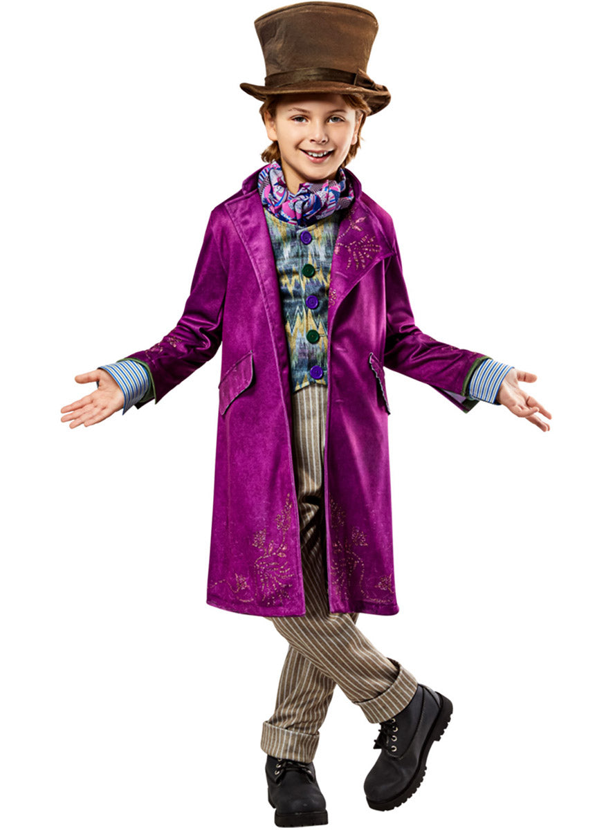 Main Image of Wonka Movie Premium Boys Willy Wonka Costume