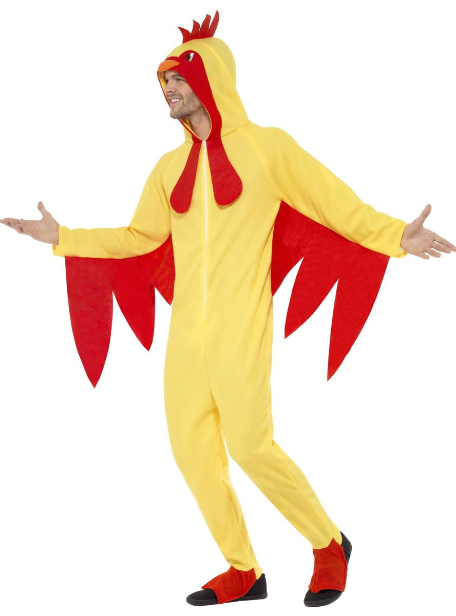 Funny mens chicken costume onesie - Main image