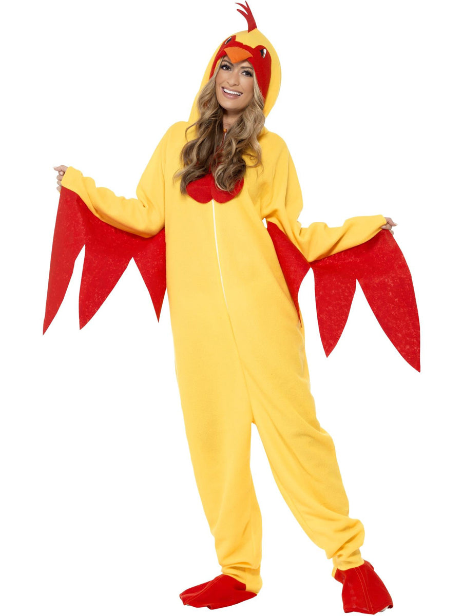 Funny womens chicken costume onesie - Main image