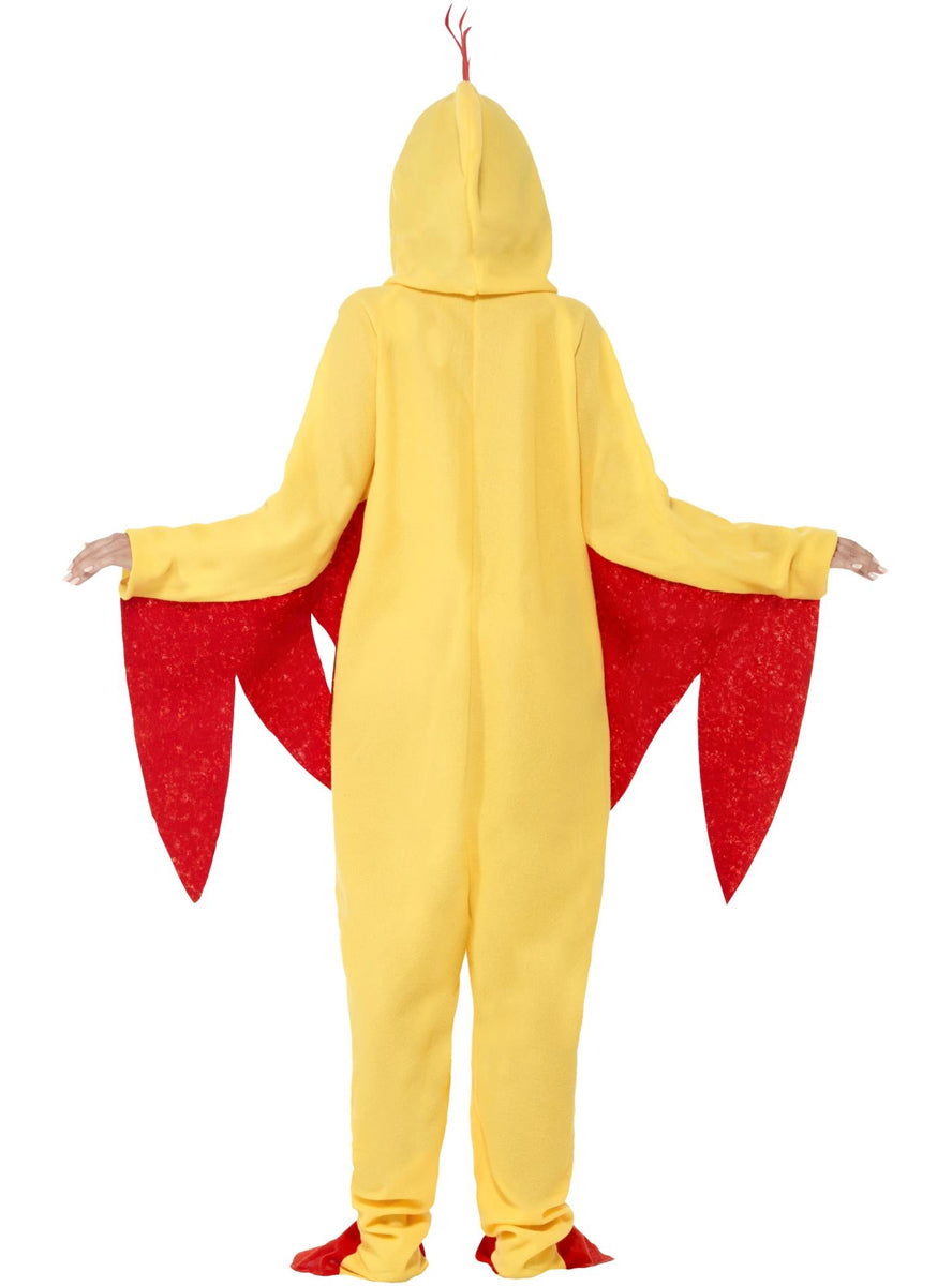 Funny womens chicken costume onesie - back image