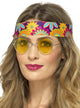 Image of Yellow Lens Womens 1970s Hippie Costume Glasses
