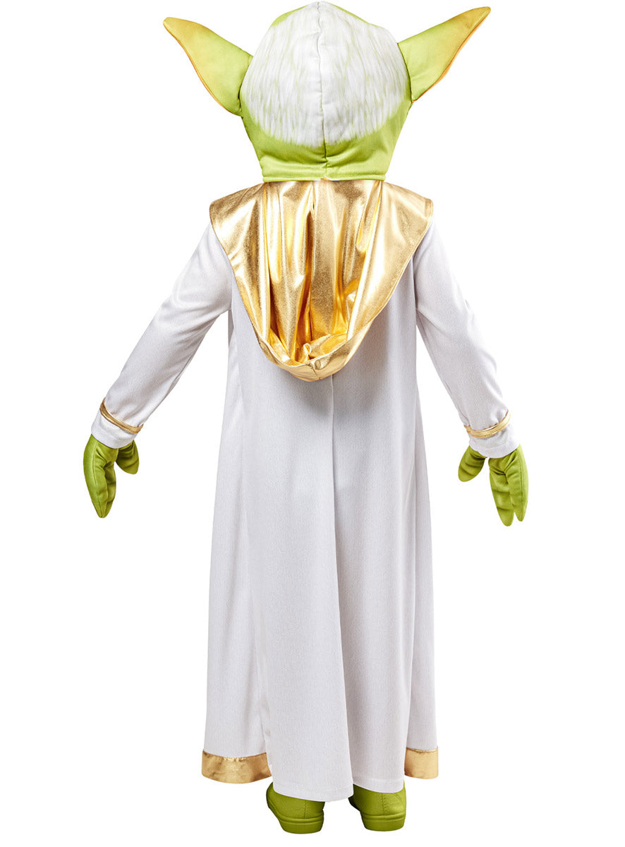 Image of Young Jedi Adventures Boys Master Yoda Costume - Back Image