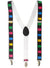Image of Adjustable Rainbow 18th Birthday Costume Suspenders
