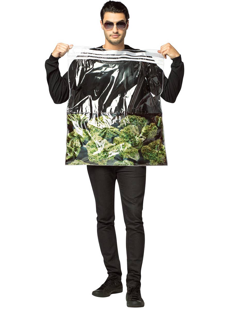 Image of Bag of Weed Adult's Funny Costume - Main Image