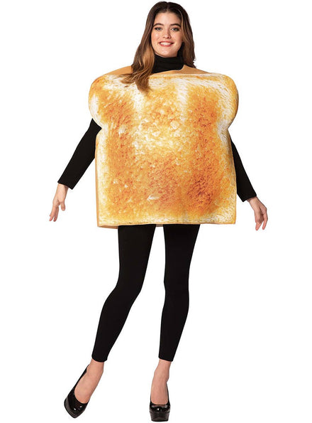 Image of Piece of Toast Adult's Funny Costume - Main Image