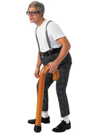 Image of Inflatable Brown Walking Stick Adults Costume Accessory - Main Image