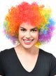 Image of Jumbo Rainbow Adult's Curly Afro Costume Wig