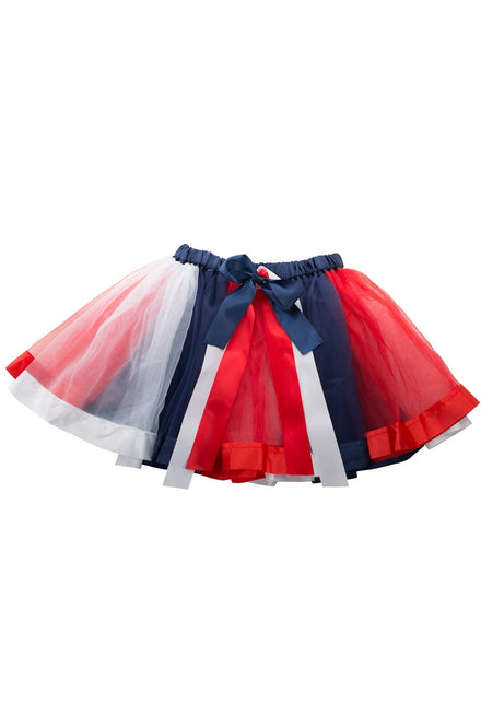 Adult's Australia Day Red, White And Blue Tutu - Main Image