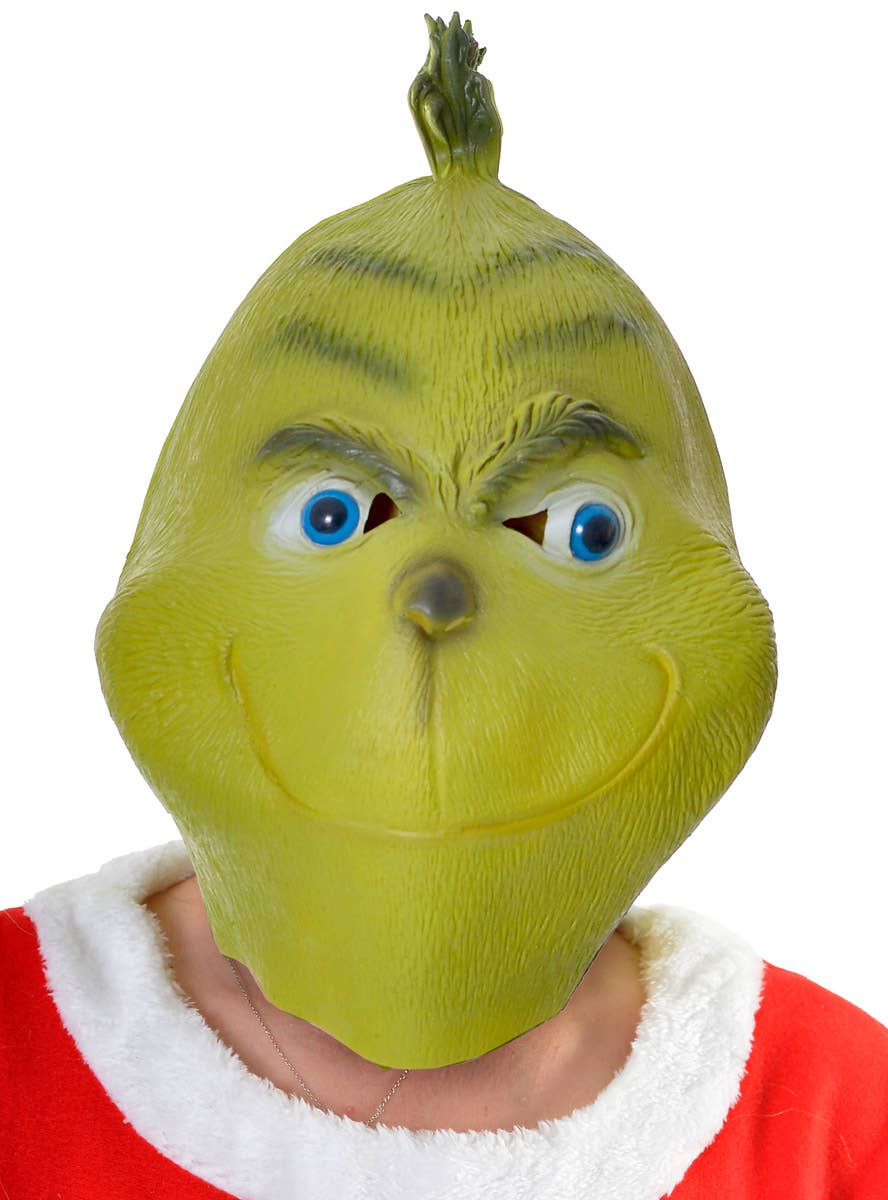 Image of Grinch Adult's Full Head Latex Costume Mask