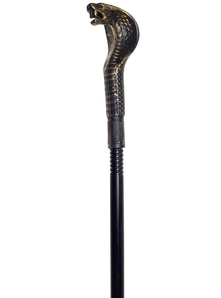 Image of Collapsible 80cm Egyptian Cobra Snake Costume Staff - Close Image