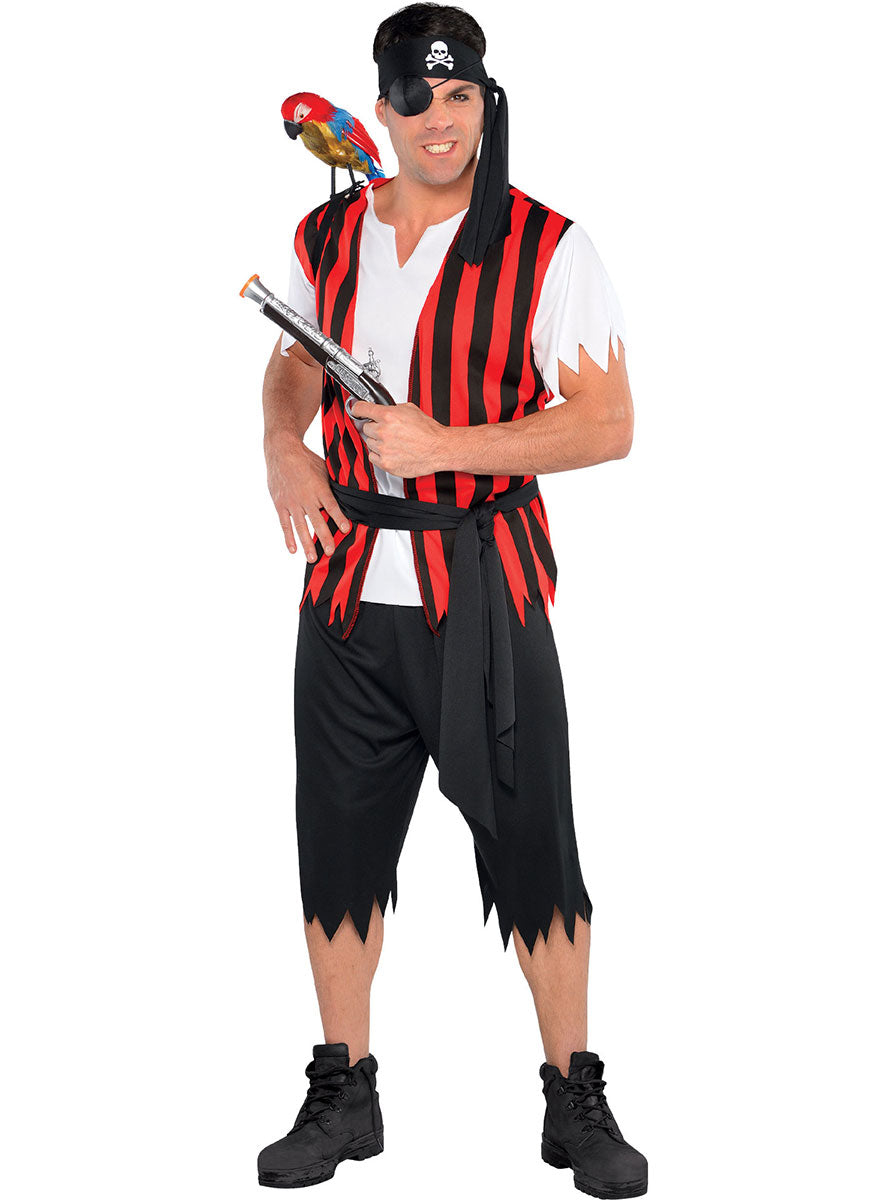 Image of Ahoy Matey Classic Plus Size Mens Pirate Costume