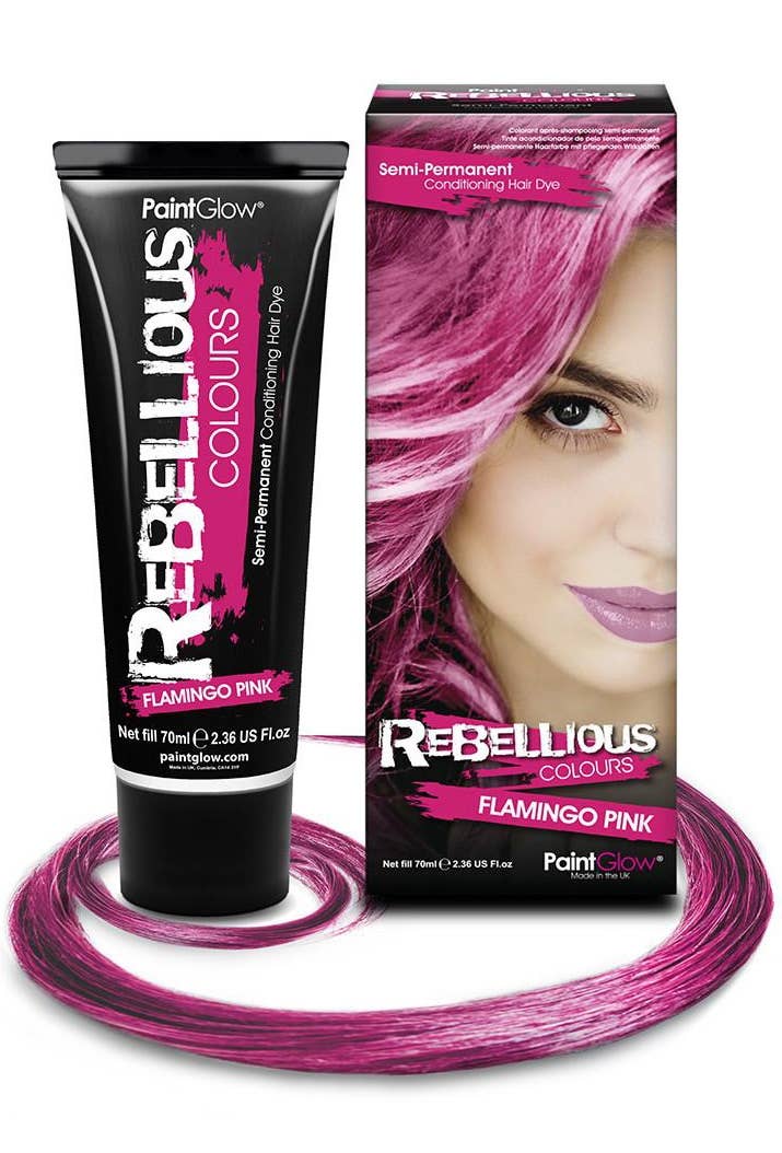 70ml Semi Permanent Conditioning Flamingo Pink Special Effects Hair Dye