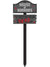 Halloween Yard Stake with House of Horrors Sign