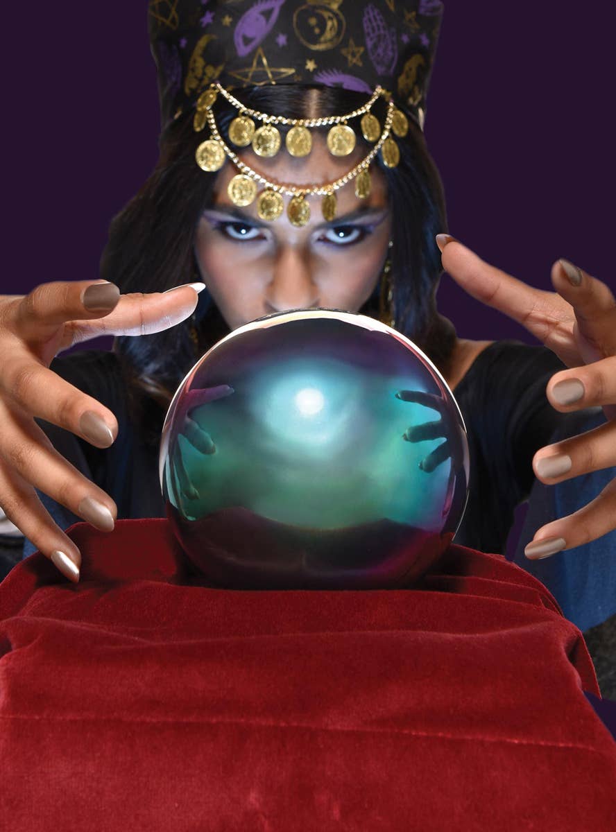 Image of Mystic Fortune Teller Crystal Ball Costume Prop - Alternate Image